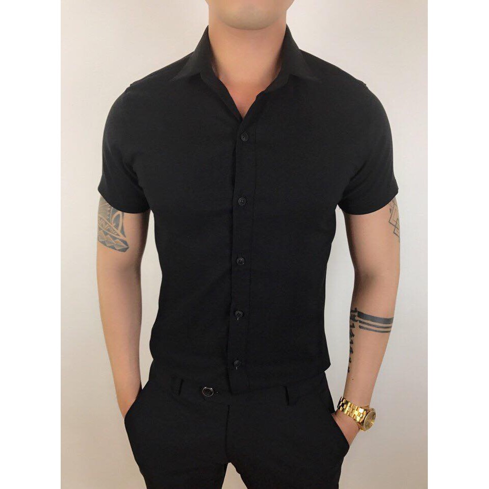 Áo sơ mi nam tay ngắn