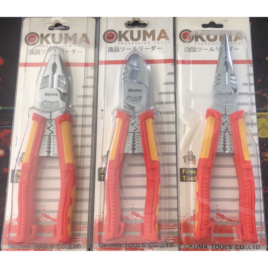 OKUMA Kìm điện đa năng 8"