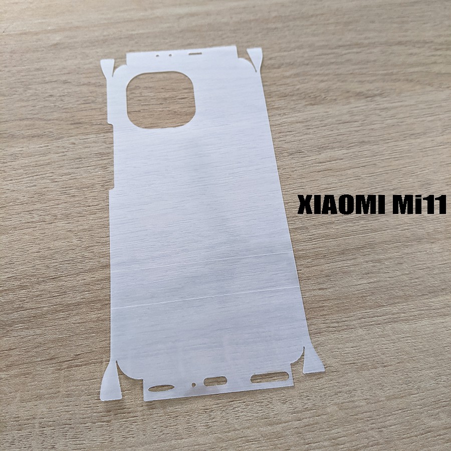 Bộ PPF full lưng viền Xiaomi Mi 11 - PPF chống xước màn hình Xiaomi Mi 11