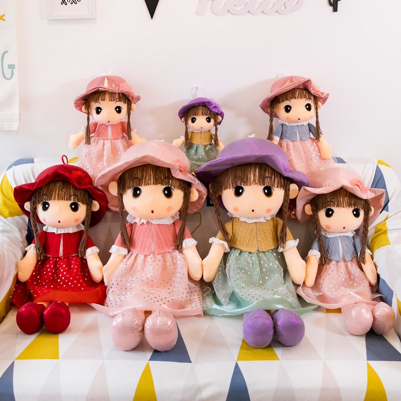 [ Free ship] Gấu Bông - Búp Bê Nhiều Màu Chó Bé Thỏa Sức Khám Phá