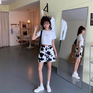 ÁO THUN NỮ CROPTOP IN HOA