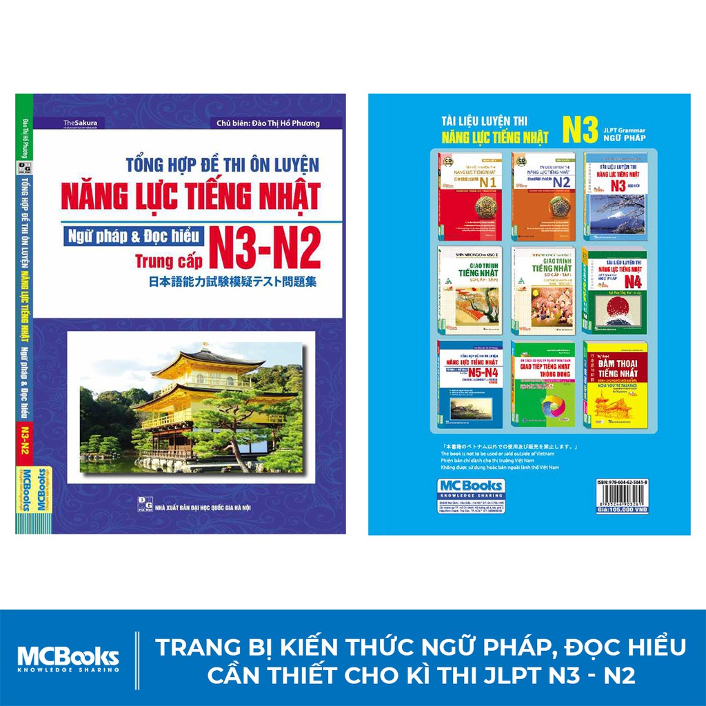 Sách - Tổng Hợp Đề Thi Ôn Luyện Năng Lực Tiếng Nhật Phần Ngữ Pháp Và Đọc Hiểu Trung Cấp N3 N2 | BigBuy360 - bigbuy360.vn