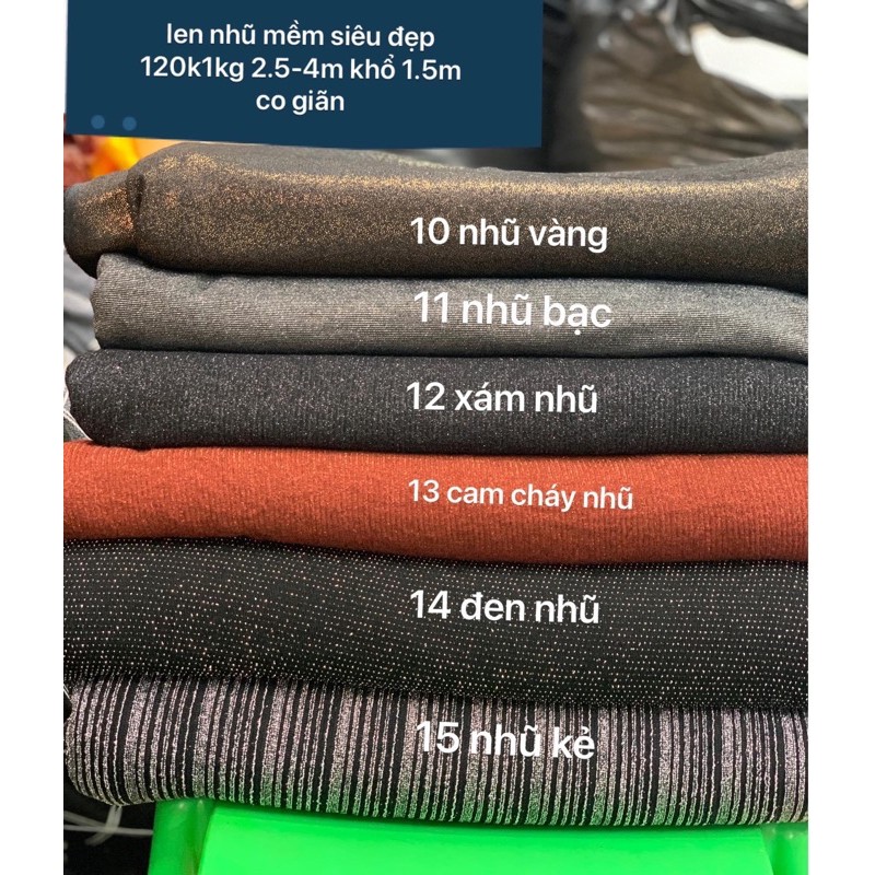 Vải nhũ, Nhũ Vàng, Nhũ Bạc, nhũ Lấp Lánh- May Đầm Bộ Da Hội-Trang Trí Bàn Rè