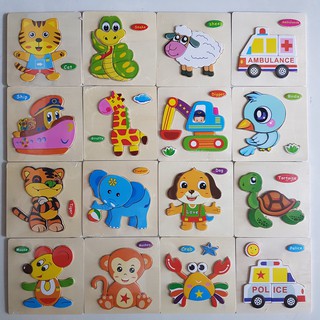 Tranh ghép hình gỗ 3D cho bé