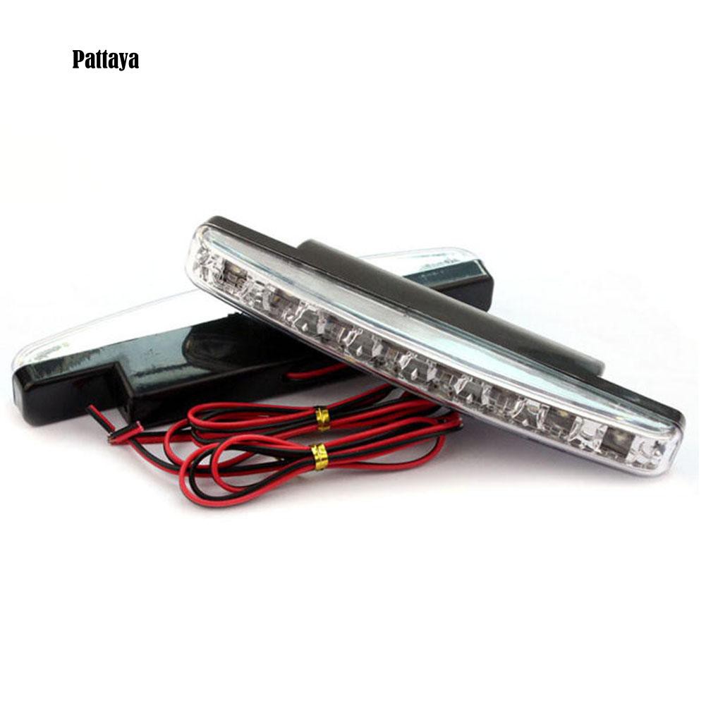 Đèn pha sương mù 8 Led DC 12V chiếu sáng dành cho xe hơi