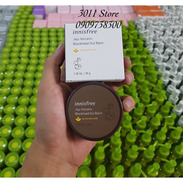 (Mẫu Mới 2019) Sáp Mụn Đầu Đen Innisfree Jeju Volcanic Blackhead Out Balm