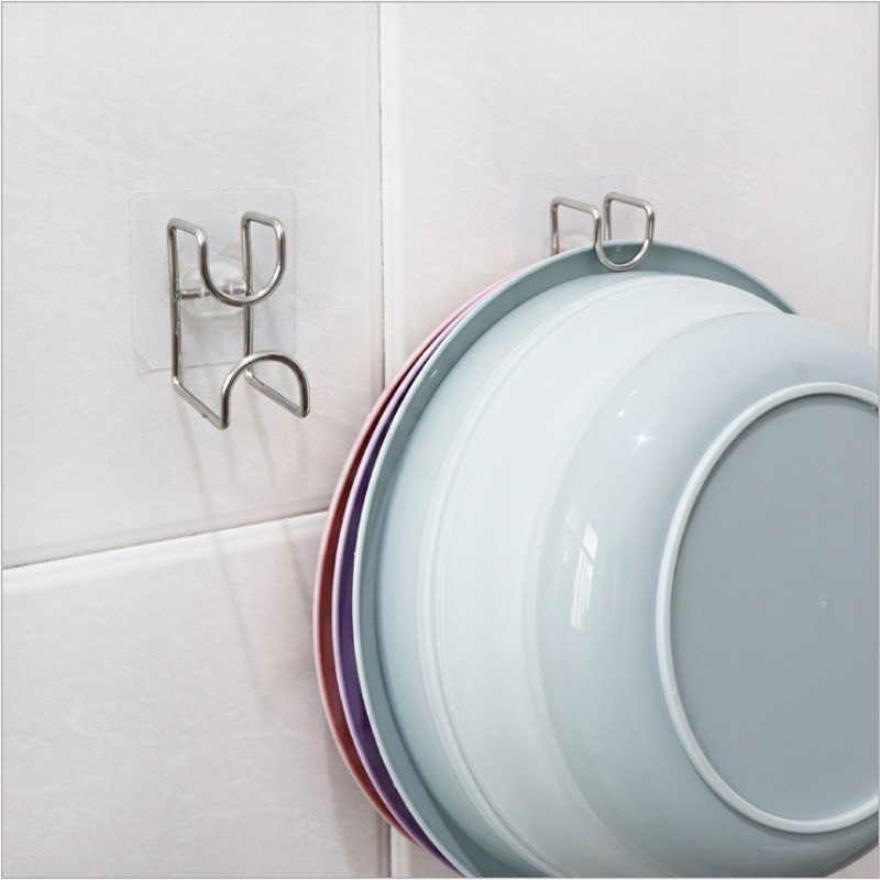 Móc Treo Thau Chậu Chịu Lực Làm Từ Inox 304 Kiểu Dáng Chữ U1