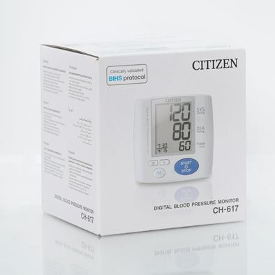 Máy đo huyết áp điện tử cổ tay tự động Citizen CH617(Japan). Hàng chính hãng bảo hành 5 năm