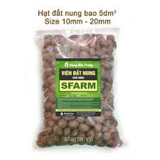 Viên đất nung sfarm kích thước 10-20mm gói 3kg