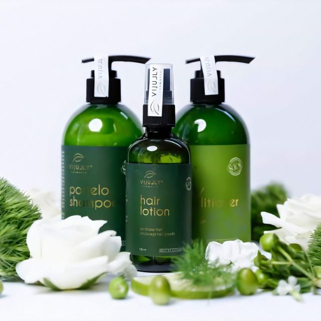 Tinh Dầu Bưởi  Dầu Gội Bưởi  Dầu Xả Hoa Cúc Vi Jully Kích Thích Mọc Tóc Làm Dài Trị Rụng Tóc