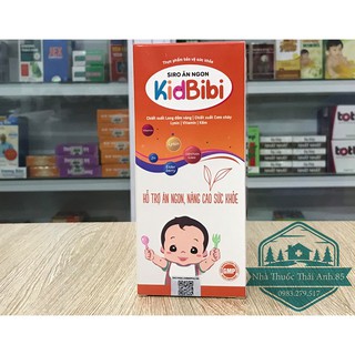 Siro ăn ngon kidbibi hỗ trợ bé hết biếng ăn, tăng cường sức đề kháng
