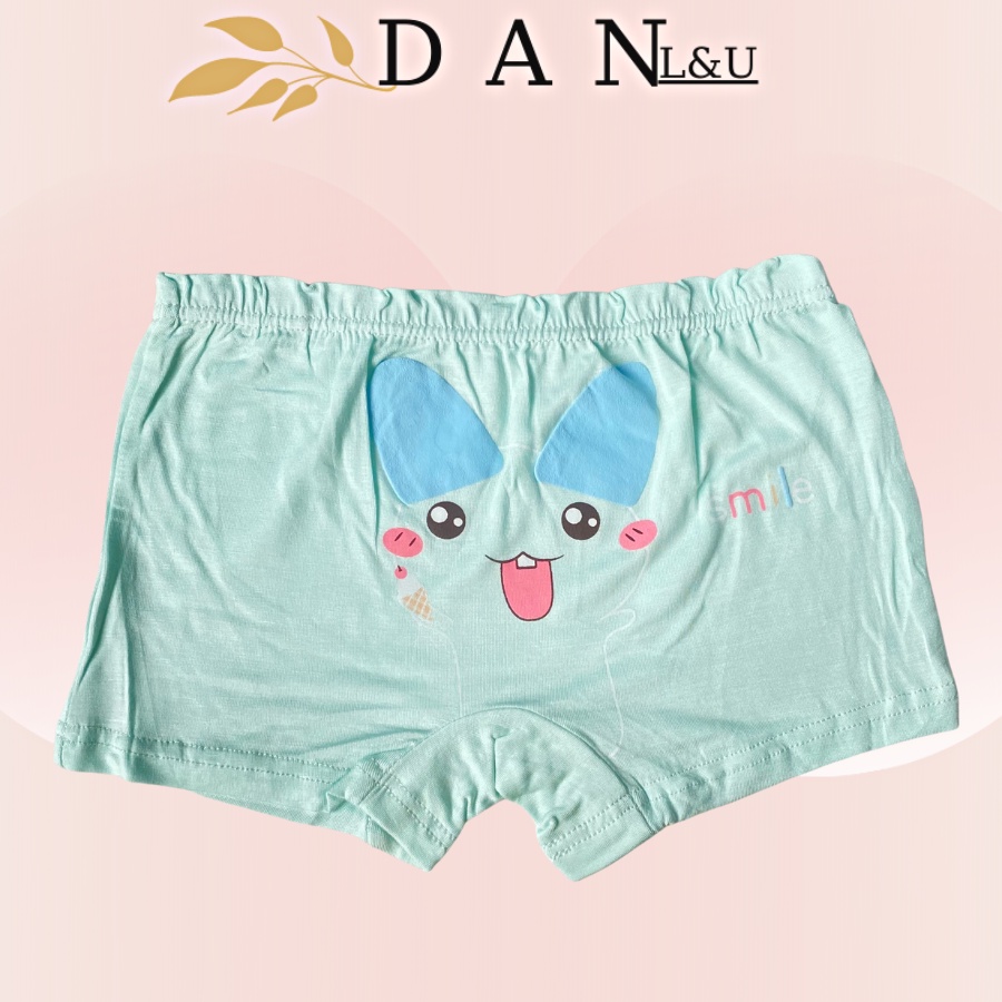 Quần Đùi Trẻ Em Cotton Co Dãn Thoải Mái Họa Tiết Siêu Xinh DAN L&amp;U Ngẫu Nhiên