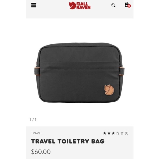 # Túi Đựng đồ Fjallraven Travel Toiletry bag