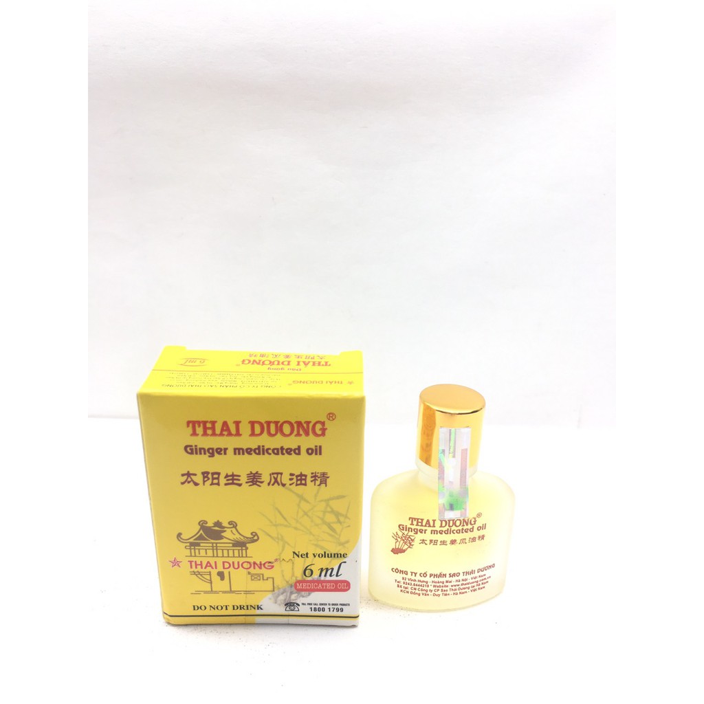 Dầu gừng thái dương lọ 6ml