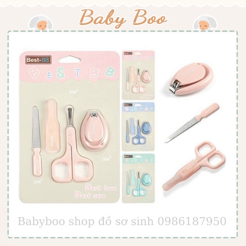 Bộ Cắt Dũa Móng Tay cho bé 3 Chi Tiết Best bb  babyboo