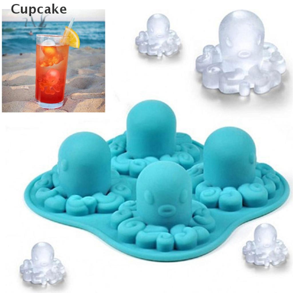 Cupcake 1pc Octopus Ice Cube Molds Ice Cream Mold Cake Mold Vn