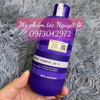 Dầu gội khử ánh vàng dành cho tóc tẩy ELGON SILVER SHAMPOO 300ml