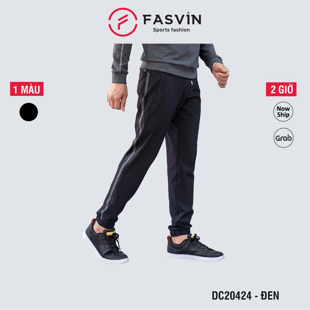 [Mã FAMALLT5 giảm 15% đơn 150K] Quần thể thao nam Fasvin DC20424.1.HN vải gió mờ 01 lớp gấu bo cao cấp. | BigBuy360 - bigbuy360.vn