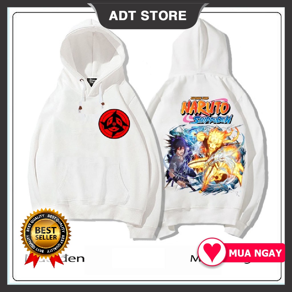 Áo Hoodie Dài Tay In Hình Nhân Vật Phim Naruto Sasuke anime độc đẹp cực chất