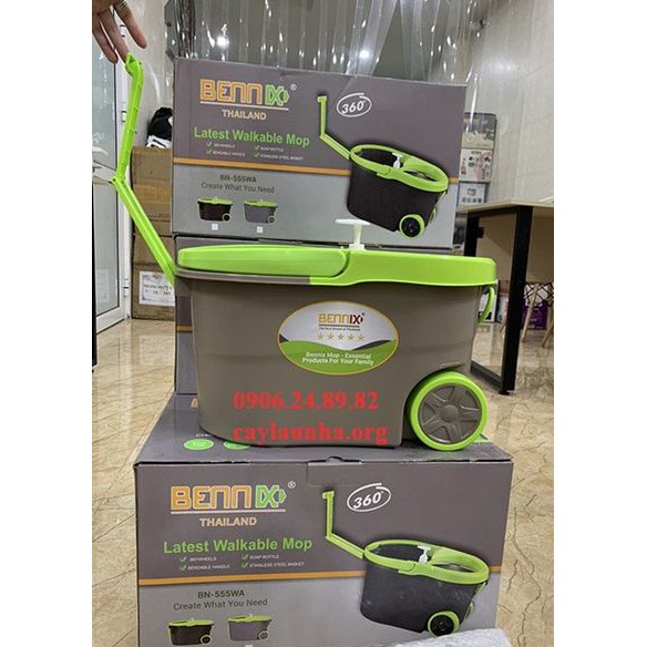 Cây lau nhà 360 độ Thái Lan Bennix BN555WA