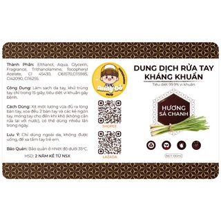 Dung Dịch Rữa Tay Sát Khuẩn 70° Ethanol 100ml