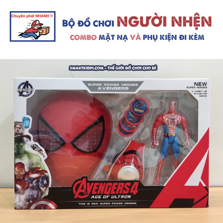 - BỘ ĐỒ CHỚI SIÊU ANH HÙNG NHIỀU MẪU COMBO MẶT NẠ VÀ PHỤ KIỆN ĐI KÈM