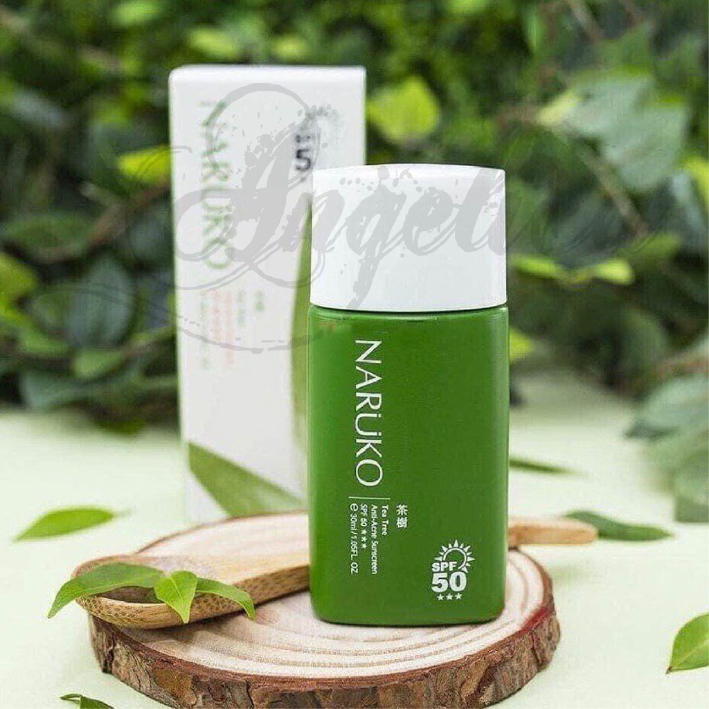 [Chính hãng] KEM CHỐNG NẮNG TRÀM TRÀ HỖ TRỢ GIẢM MỤN NARUKO TEA TREE ANTI-ACNE SUNSCREEN SPF50