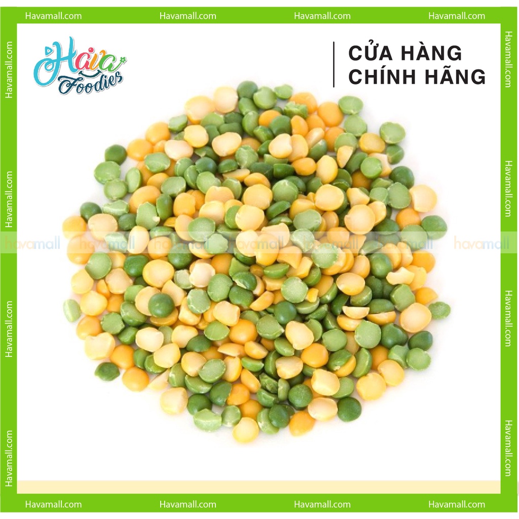 [HÀNG CHÍNH HÃNG] Đậu Hà Lan Xanh Và Vàng Tách Đôi Hữu Cơ Markal 500gr – Organic Green Peas &amp; Yellow Peas