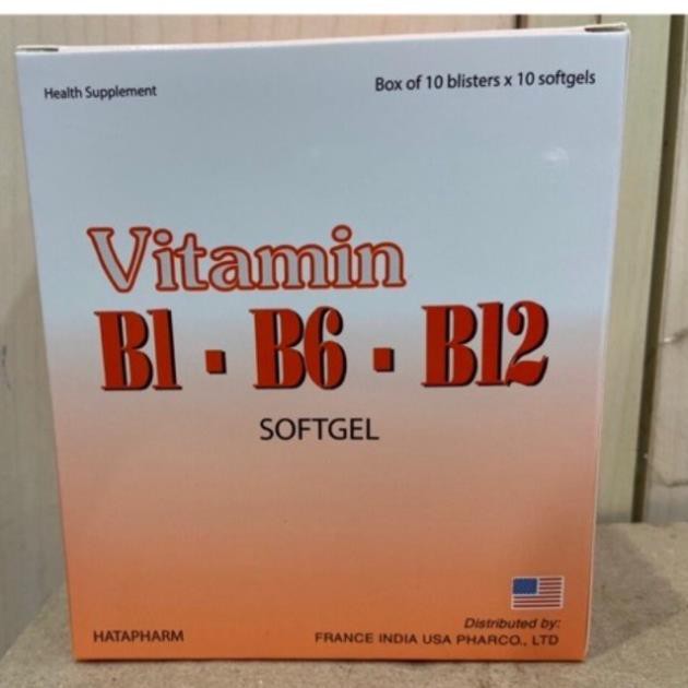 Vitamin 3B Liên Doanh Mỹ - bổ sung vitamin cho cơ thể - Hộp 100 viên