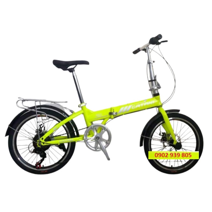 Xe Đạp Gấp 20 Inch Catani ZD20 Khung Thép Có Đề - LHệ Gian Hàng để nhận KM Ạ