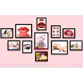 Tranh spa phun xăm thẩm mỹ Bộ 11 hình ảnh sắc nét chất liệu FOMEX tấm cứng siêu nhẹ độ dày 5LI SIZE L