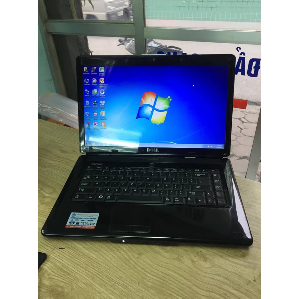 Laptop văn phòng giải trí siêu mượt Dell 1545 T6600 Ram 4gb ổ cứng 250gb màn 15,6inh tặng fui đồ