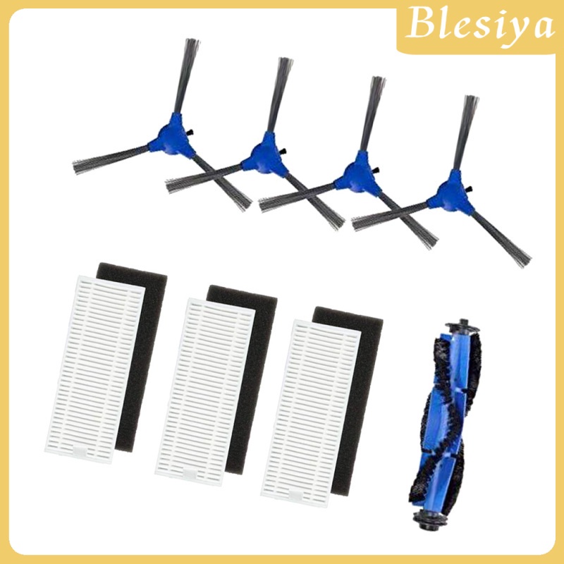 Set 11 sản phẩm gồm chổi chính/ chổi bên và bộ lọc thay thế cho Eufy Robovac 11s 30