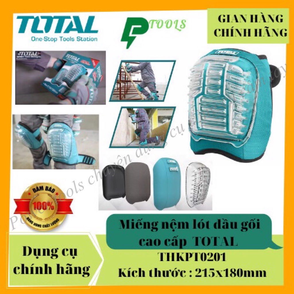 Miếng điệm đầu gối Total 215x180mm THKPT0201 BẢO HỘ LAO ĐỘNG < HÀNG CHÍNH HÃNG > VỎ PVC CHỐNG VA ĐẬP TỐI ĐA