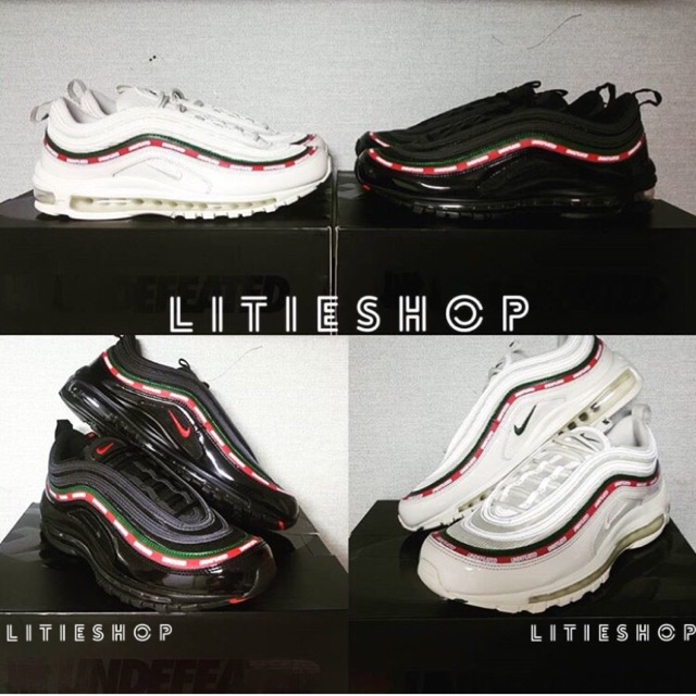 NHẬP MAJUL15 GIẢM 30K |Giày  AIR MAX 97 UNDEFEATED ĐEN TRẮNG NAM NỮ | BigBuy360 - bigbuy360.vn