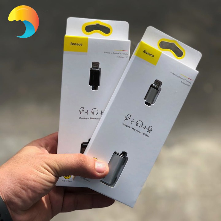 Jack chuyển đổi iphone Baseus L37 cho iPhone 7/iPhone 8/ iPhone X/iPhone11,hỗ trợ mic chơi gamem- Đông Dương