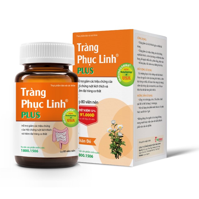 [CHÍNH HÃNG ] Tràng phục linh plus - lọ 80 viên