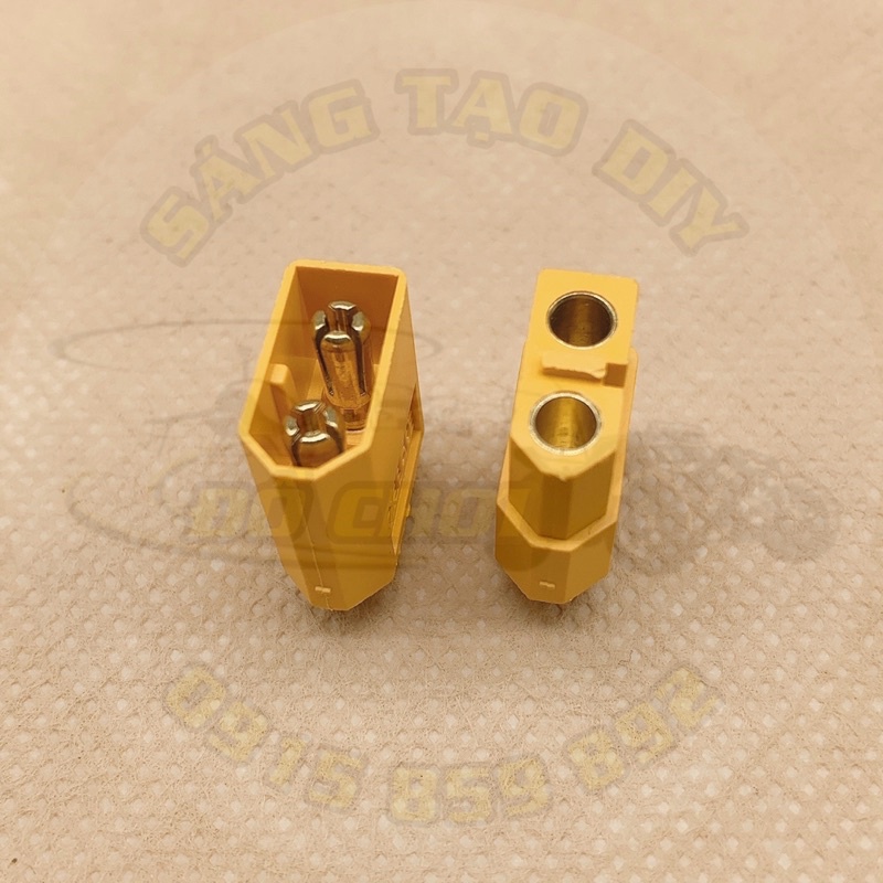 Giắc XT60, Jack XT-60 đực cái