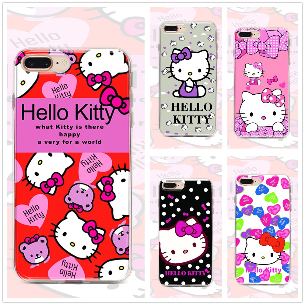 Ốp điện thoại mềm in hình Hello kitty xinh xắn cho iphone 12 12 promax 11 pro max SE2020 5 5s 4