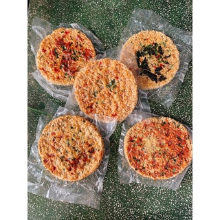 Cơm cháy size tròn (100gr) FULL vị tặng Topping