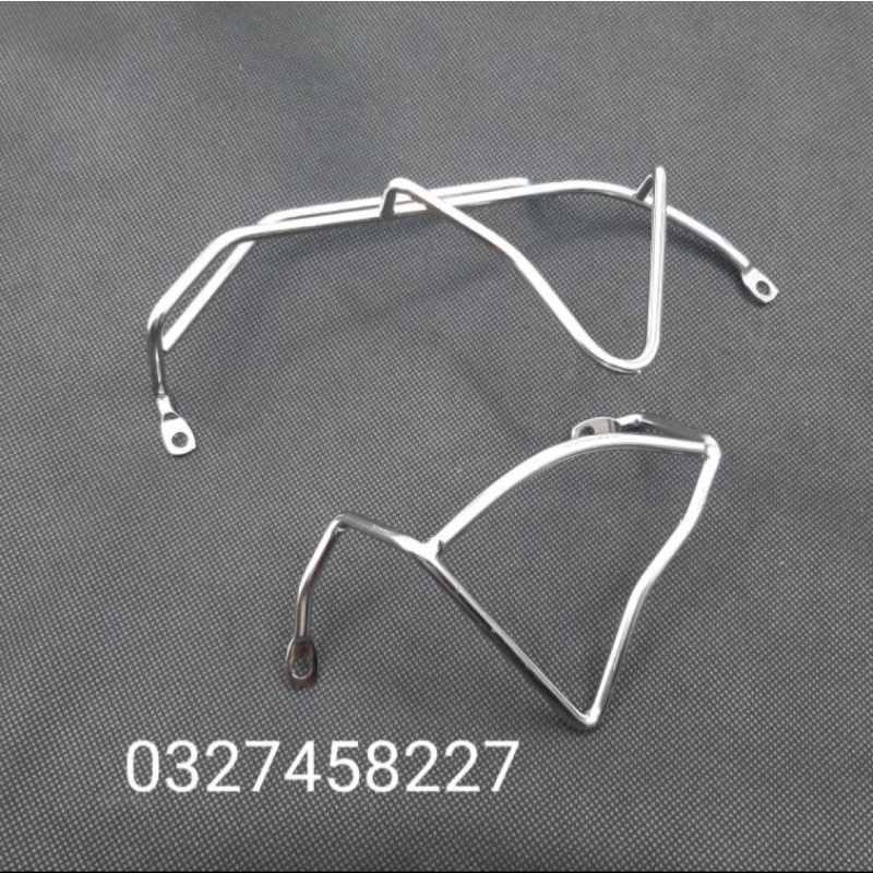 Cặp khung inox, bảo vệ lốc máy xe EXCITER 135 2006-2014 .Động cơ LCV1, LCV8