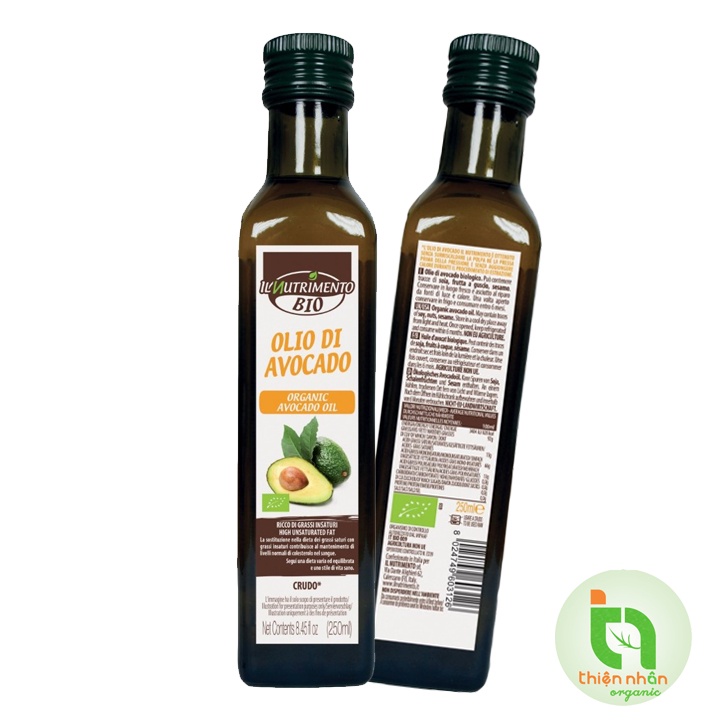 Dầu quả bơ hữu cơ IL Nutrimento ProBios 250ml Organic Avocado Oil