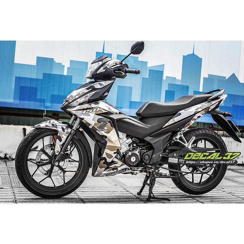 Tem Trùm Winner Camo Đen trắng