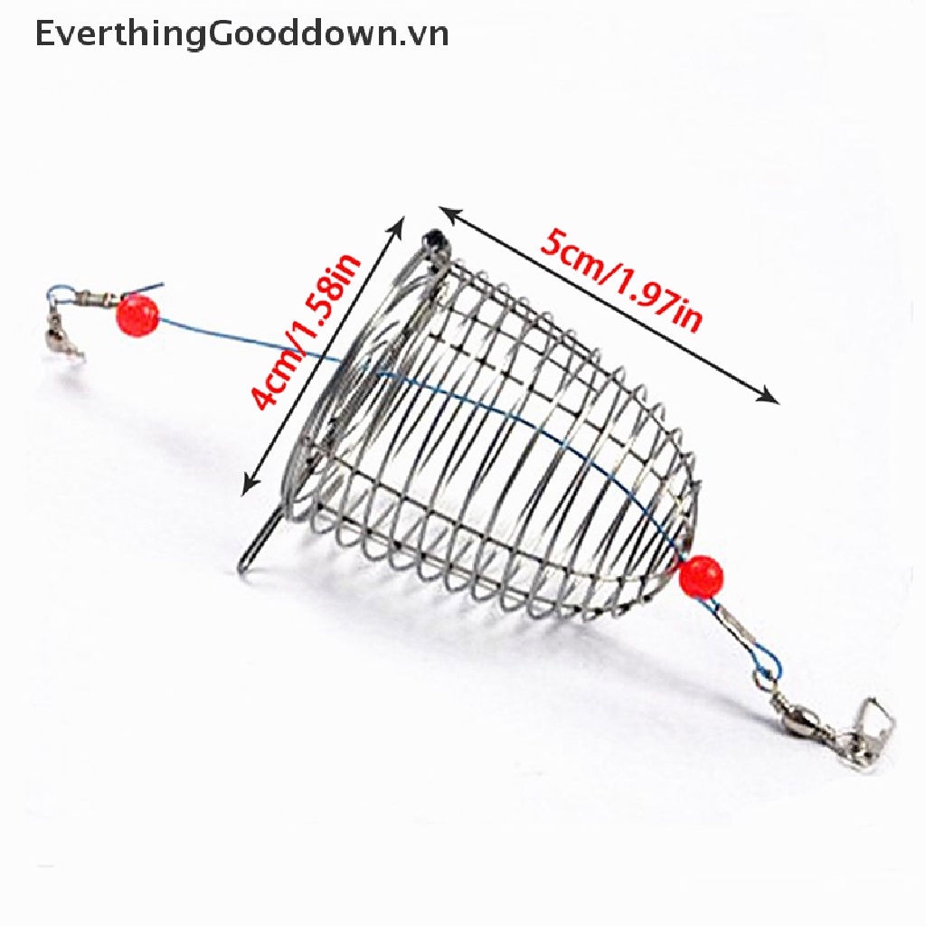 5 Lồng Giữ Mồi Câu Cá Bằng Thép Không Gỉ