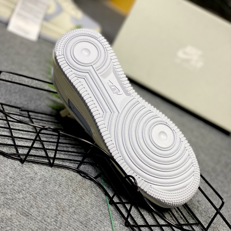 Giày thể thao AF1 Khoai Môn Trắng Xanh Kem  Giày air Force 1 Baby Blue Nam Nữ Hàng Cao Cấp Full Box Bill