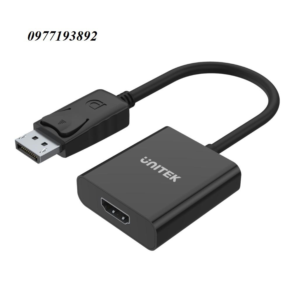 Cable DisplayPort to HDMI UNITEK Y-5118CA Chính hãng