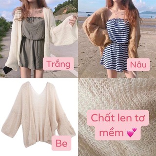 Áo khoác Cardigan dệt kim thiết kế quyến rũ cho nữ