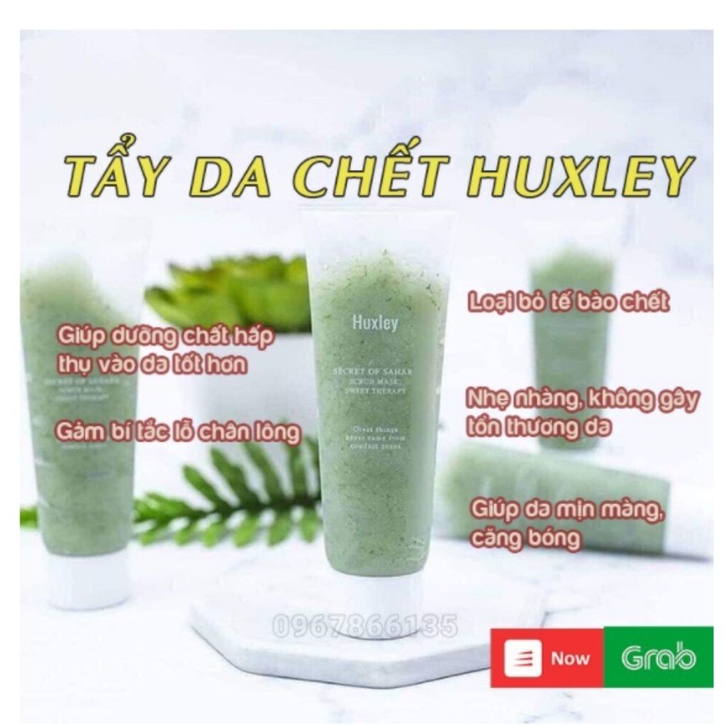 Tẩy Tế Bào Da Chết Huxley, Chiết suất Từ Tinh Chất Xương Rồng 30g