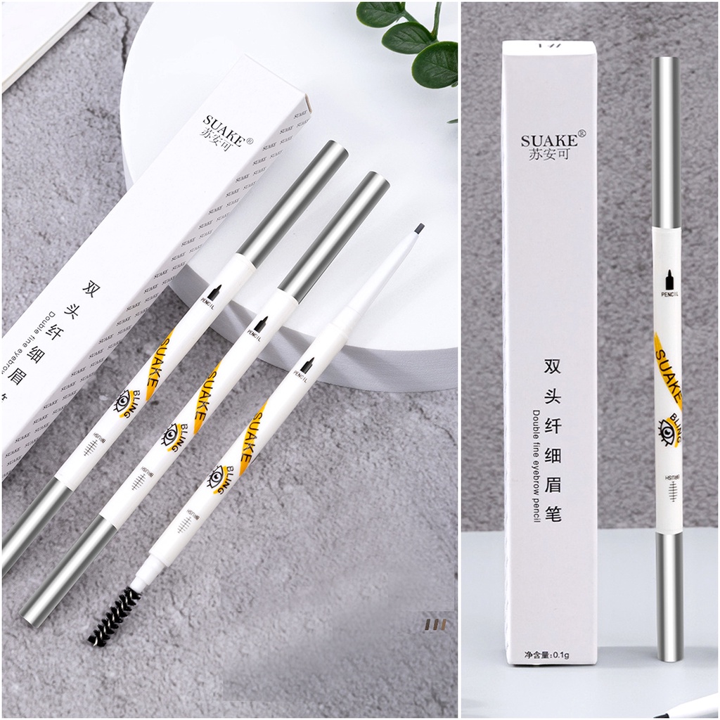 [Hàng mới về] Chì kẻ chân mày hai đầu tự nhiên bền màu kháng nước và mồ hôi hiệu quả  | BigBuy360 - bigbuy360.vn