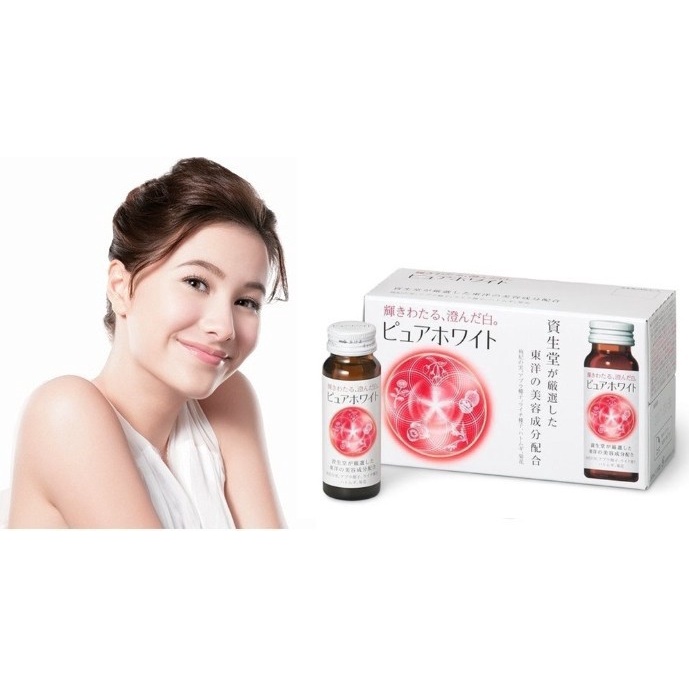 NƯỚC UỐNG COLAGEN TRẮNG DA SHISEIDO PURE WHITE - Full Hộp